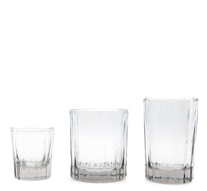 REED TUMBLER Set of 4 | Clear by BRUT (brut-tumbler-reed-clear)