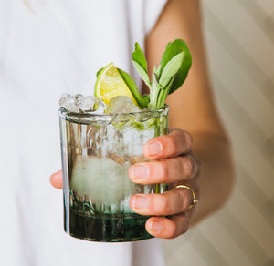 REED TUMBLER Set of 4 | Smokey Green by BRUT (brut-tumbler-reed-green)