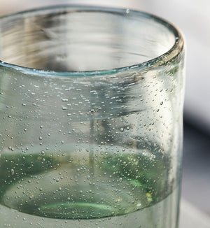 RICH Drinking Glass Set of 4 | Green by HOUSE DOCTOR (house-doctor-glass-rich-light-green)