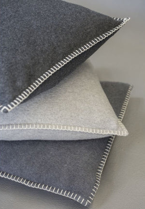 Sylt Cushion 50x50 | Chrome by DAVID FUSSENEGGER (chrome-sylt-cushion)