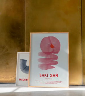 SAKI SAN Print by ATWTP/Mado by PAPER COLLECTIVE (paper-collective-saki-san-print)
