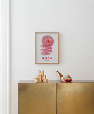 SAKI SAN Print by ATWTP/Mado by PAPER COLLECTIVE (paper-collective-saki-san-print)