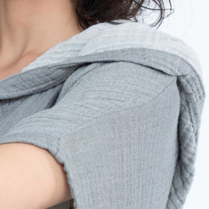 Flow Kids Poncho M/L | Charcoal Grey by ANZA TEXTILE COMPANY (anza-flow-poncho-m02-charcoal-grey)