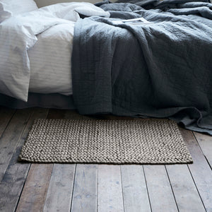SIGRID rug 90X60 | Thunder by BY NORD (by-nord-rug-sigrid-thunder-bnjr0012)