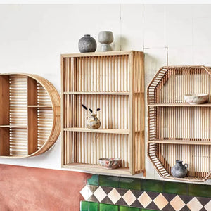 Stoneware Flower Pot S- Grey/Green by MADAM STOLTZ (copy-of-madam-stoltz-stoneware-flower-pot-grey-green)