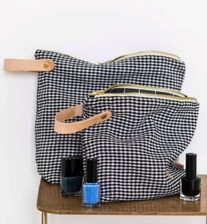 Toiletry Bag Ernest GM | Caviar by La Cerise Sur Le Gateau (la-cerise-sur-la-gateau-toiletry-bag-ernest-caviar-gm)