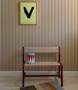 Alphabet Spaghetti by ATWTP - V Print by PAPER COLLECTIVE (paper-collective-alphabet-poster-print-v-print)