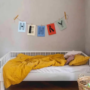 Alphabet Spaghetti by ATWTP - Y Print by PAPER COLLECTIVE (paper-collective-alphabet-poster-print-y-print)