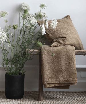 BRICK Bedspread 180X260 | Harvest by TELL ME MORE (tell-me-more-brick-bedspread-180x260-harvest)