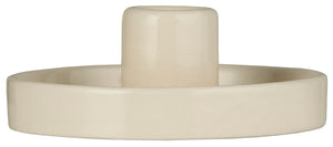 Ceramic Candle Holder - Chalk by IB LAURSEN (ib-laursen-candle-holder-f-dinner-candle-nude)
