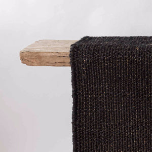 Hemp Rug 60X90 | Black by TELL ME MORE (tell-me-more-hemp-rug-60x90-colour-black)