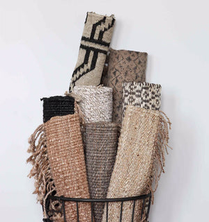 Hemp Rug 60X90 | Bleached by TELL ME MORE (tell-me-more-hemp-rug-60x90-colour-bleached)