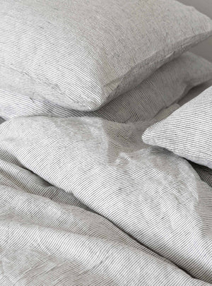 Linen Duvet Cover 150X200 | Pinstripe by TELL ME MORE (tell-me-more-duvet-cover-linen-150x200-colour-pinstripe)