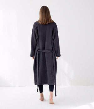Santo Robe L/XL | Charcoal by TELL ME MORE (tell-me-more-santo-robe-l-xl-charcoal)