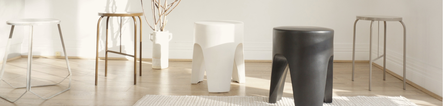 Side Tables + Stools