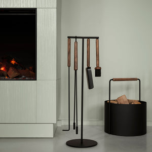 Blomus ASHI Wood Basket | Black | L