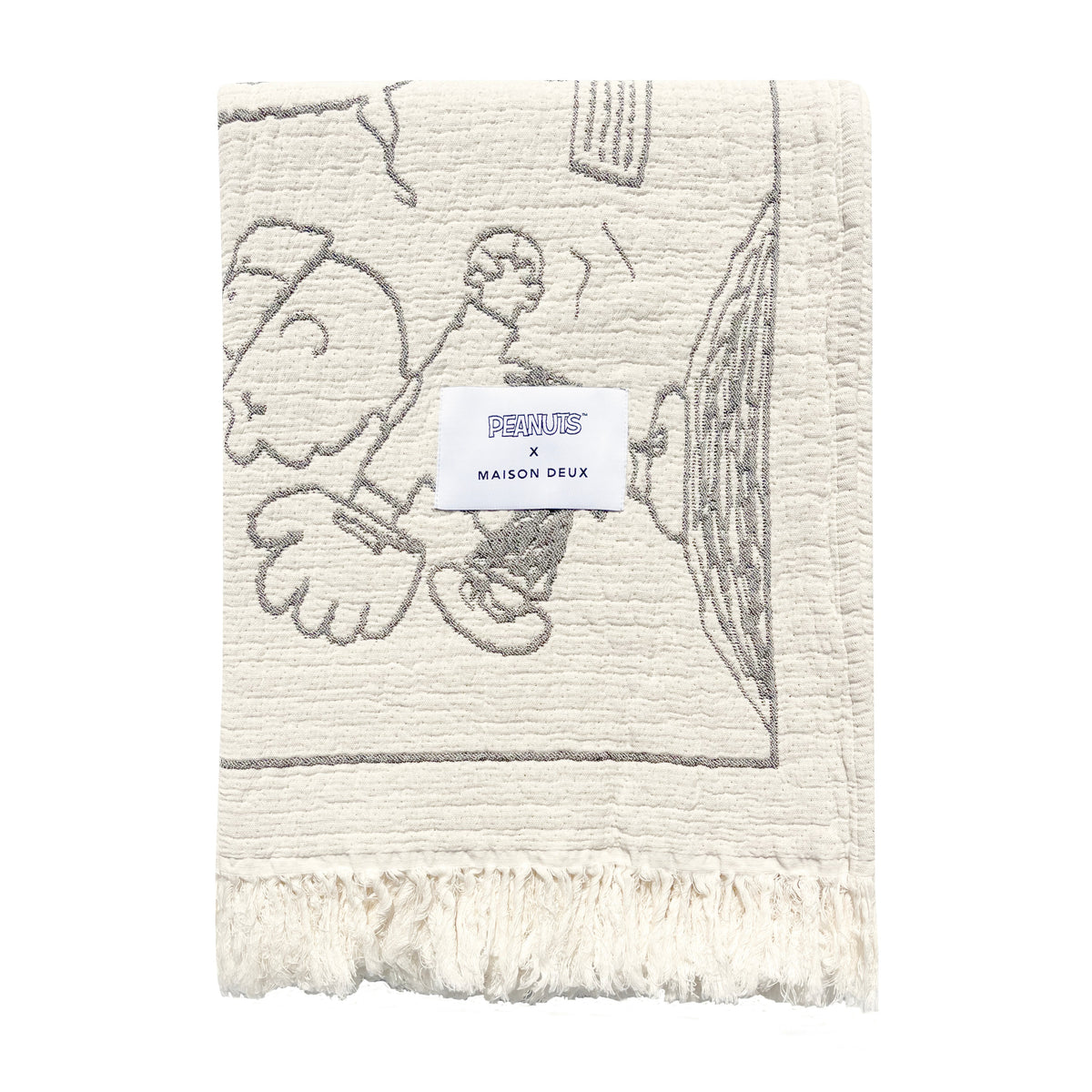 Peanuts Blanket Baseball | Black