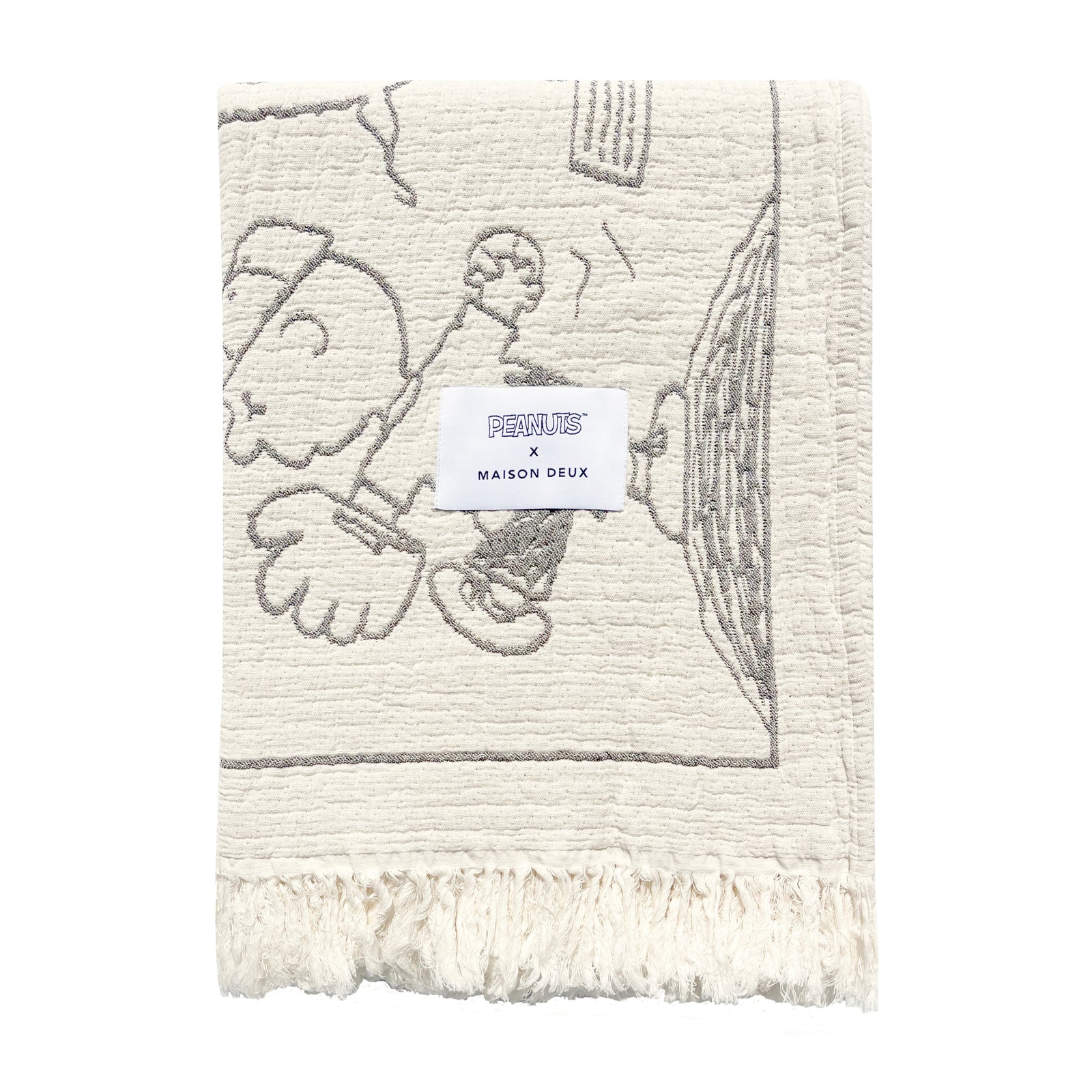 Peanuts Blanket Baseball | Black