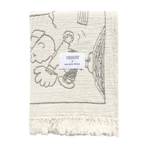 Peanuts Blanket Baseball | Black