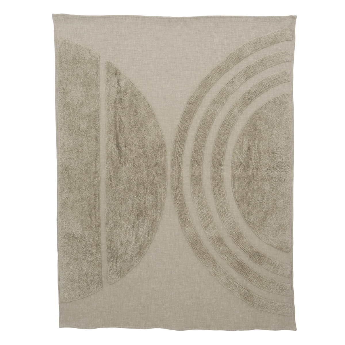 Rainbow Throw | Spray Green by URBAN NATURE CULTURE (plaid-rainbow-spray-green)