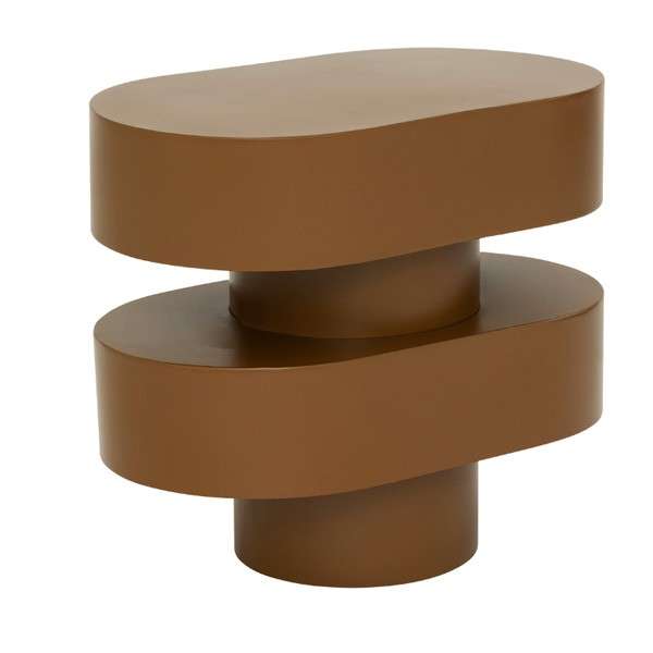 Side Table Ovaali | Golden Brown by URBAN NATURE CULTURE (side-table-ovaali-golden-brown)