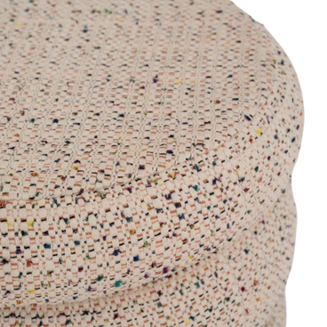 Cinco Ottoman | Tweed Multi Colour by URBAN NATURE CULTURE (cinco-pouf-tweed-multi-colour)