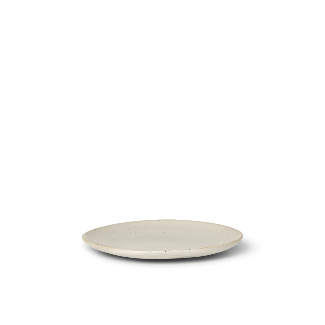 Flow Plate Small | Off white speckle by FERM LIVING (flow-plate-sml-off-white-spe)