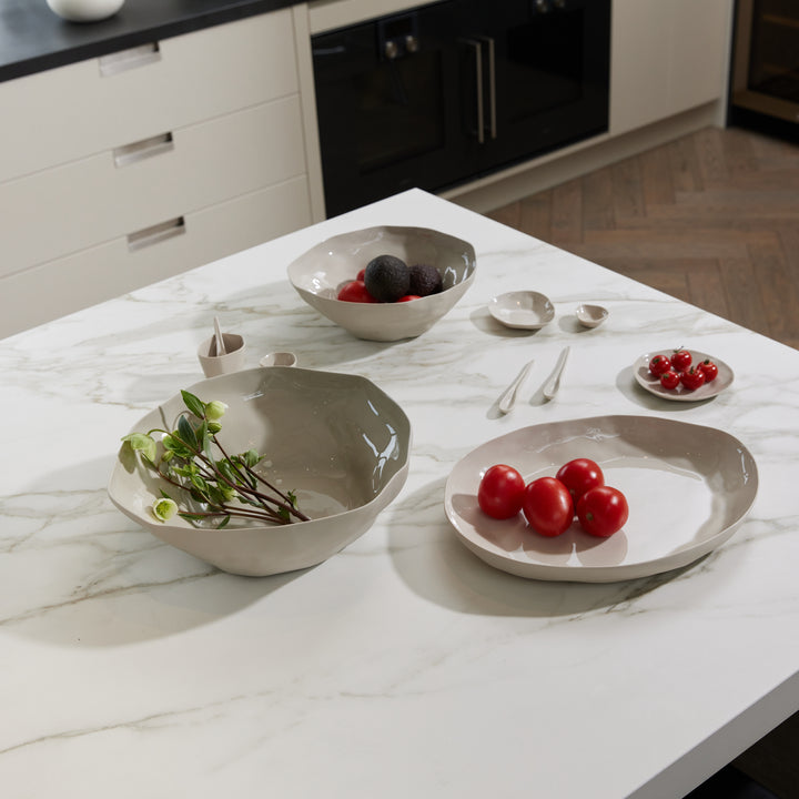 Haan Serving Bowl L | Cashmere