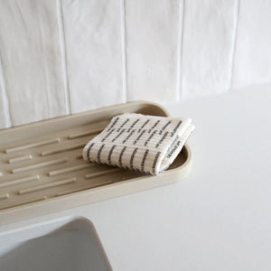 Sink Tray and Sponge Holder Silicone | Sand by DESIGNSTUFF (sink-tray-and-sponge-holder-silicone-sand)