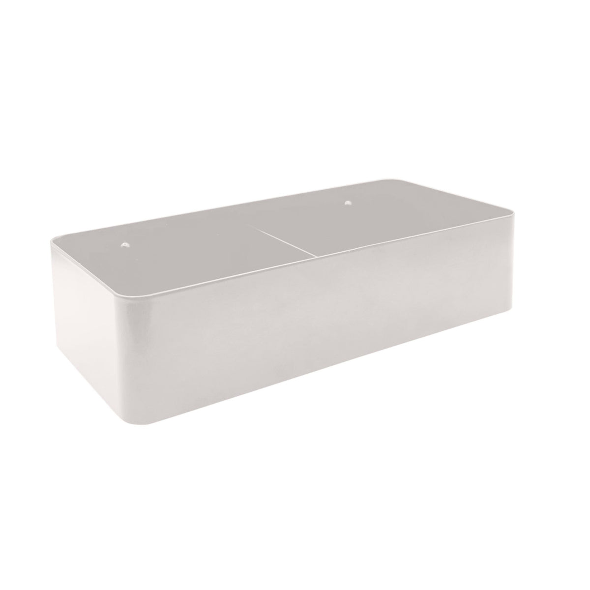 Storage Box With Divider | White by DESIGNSTUFF (copy-of-storage-box-with-divider-white)