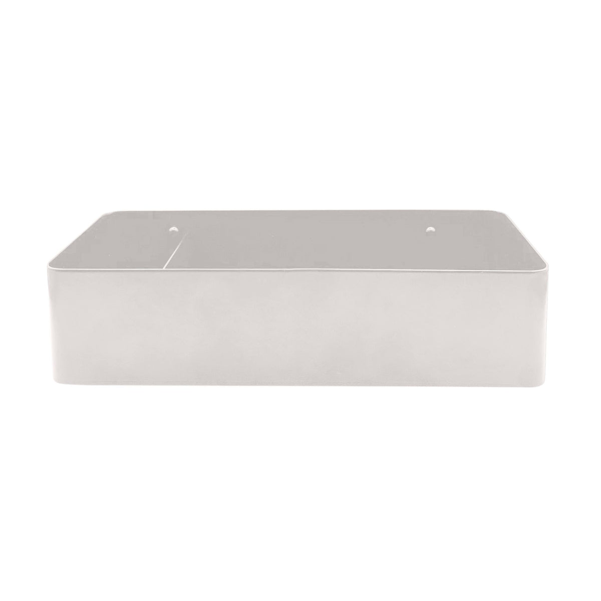 Storage Box With Divider | White by DESIGNSTUFF (copy-of-storage-box-with-divider-white)