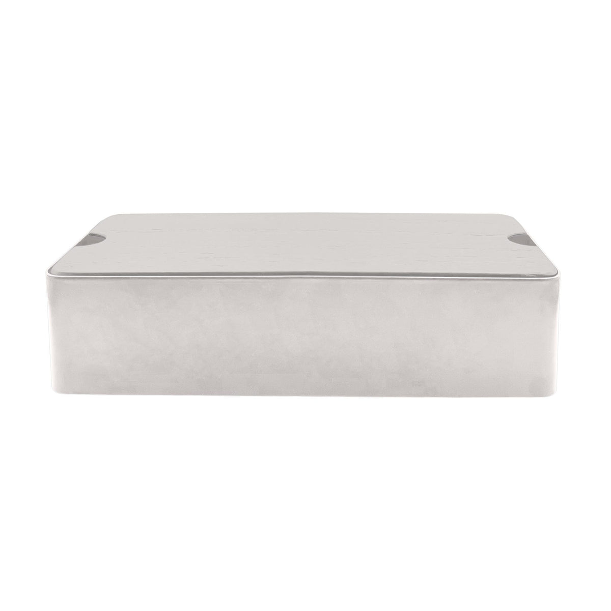Storage Box With Divider | White by DESIGNSTUFF (copy-of-storage-box-with-divider-white)