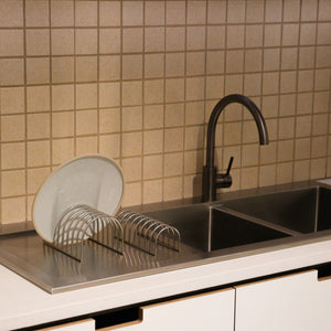 Sink Sponge Holder | Brushed Steel by DESIGNSTUFF (sink-sponge-holder-brushed-steel)