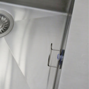 Sink Sponge Holder | Brushed Steel by DESIGNSTUFF (sink-sponge-holder-brushed-steel)