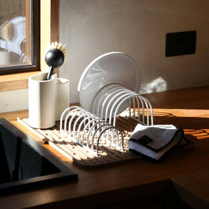 Dish Drainer | Set of 2 | White by DESIGNSTUFF (dish-drainer-set-of-2-white)