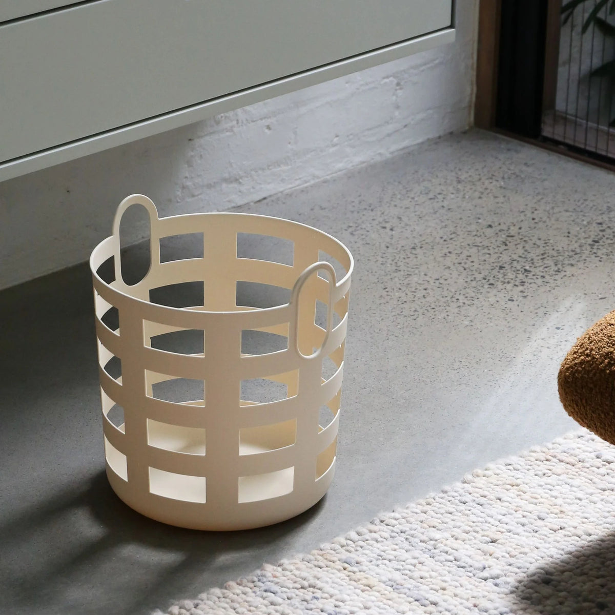 Storage and Laundry Basket L | Set 2 | Sand by DESIGNSTUFF (storage-and-laundry-basket-l-sand-set-2)