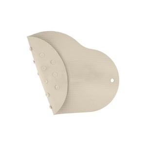 DesignStuff Curv Silicone Bath Mat Sand Non Slip