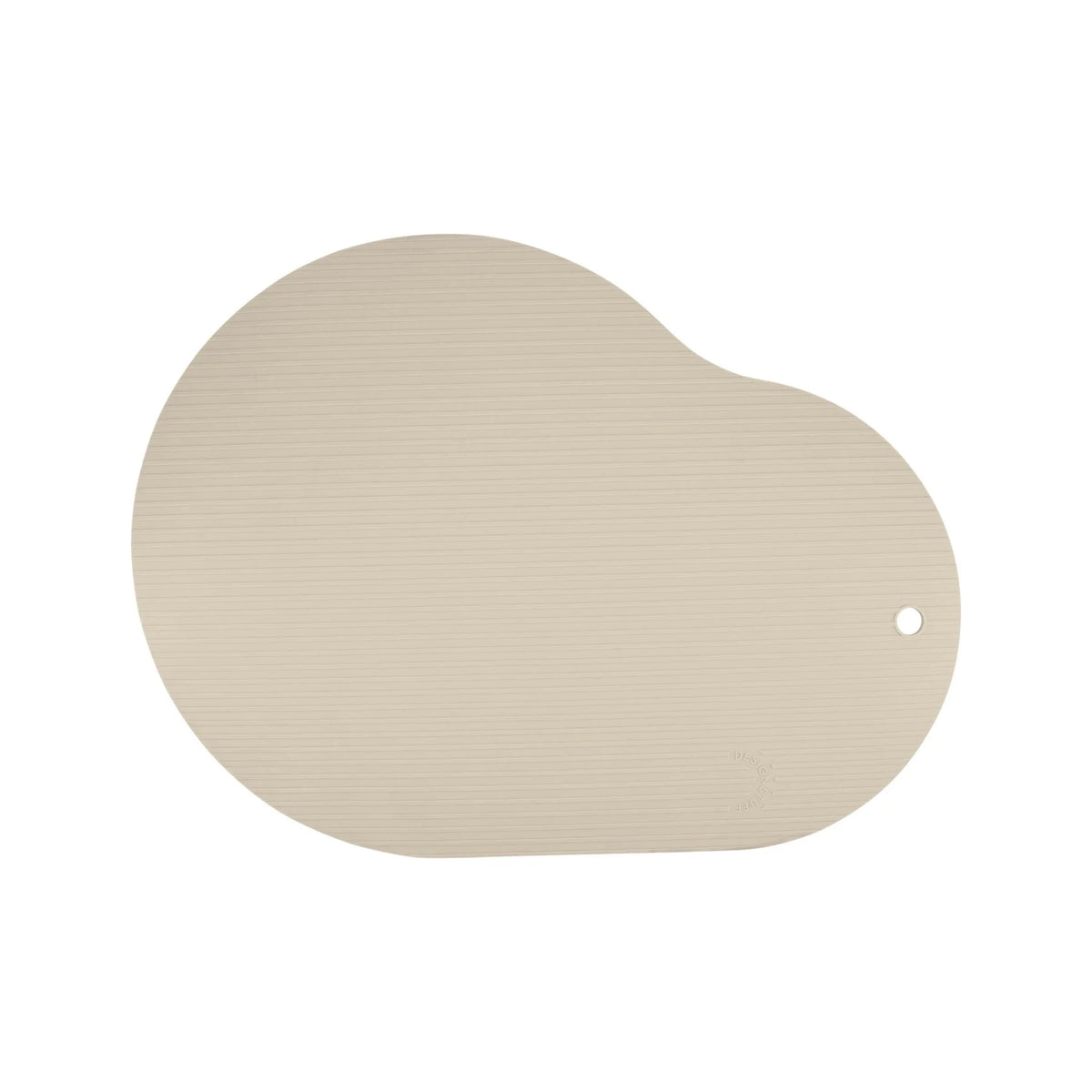 DesignStuff Curv Silicone Bath Mat Sand Non Slip