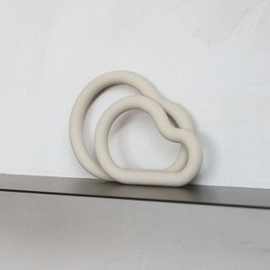 Curve Silicone Trivet L | Sand