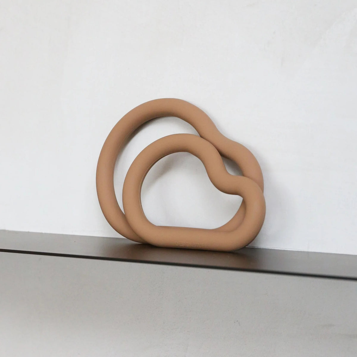 Curve Silicone Trivet L | Camel