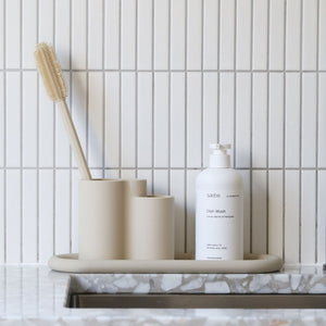 Bubble Silicone Tray | 35cm | Sand by DESIGNSTUFF (bubble-silicone-tray-35cm-sand)