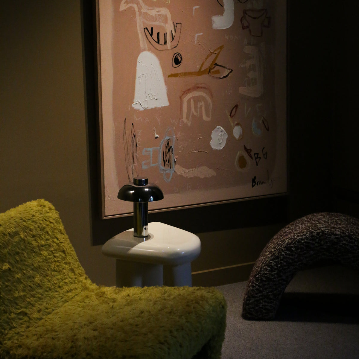 Elio Pillar Portable Lamp | Chrome/Chrome by DESIGNSTUFF (elio-pillar-portable-lamp-chrome-chrome)