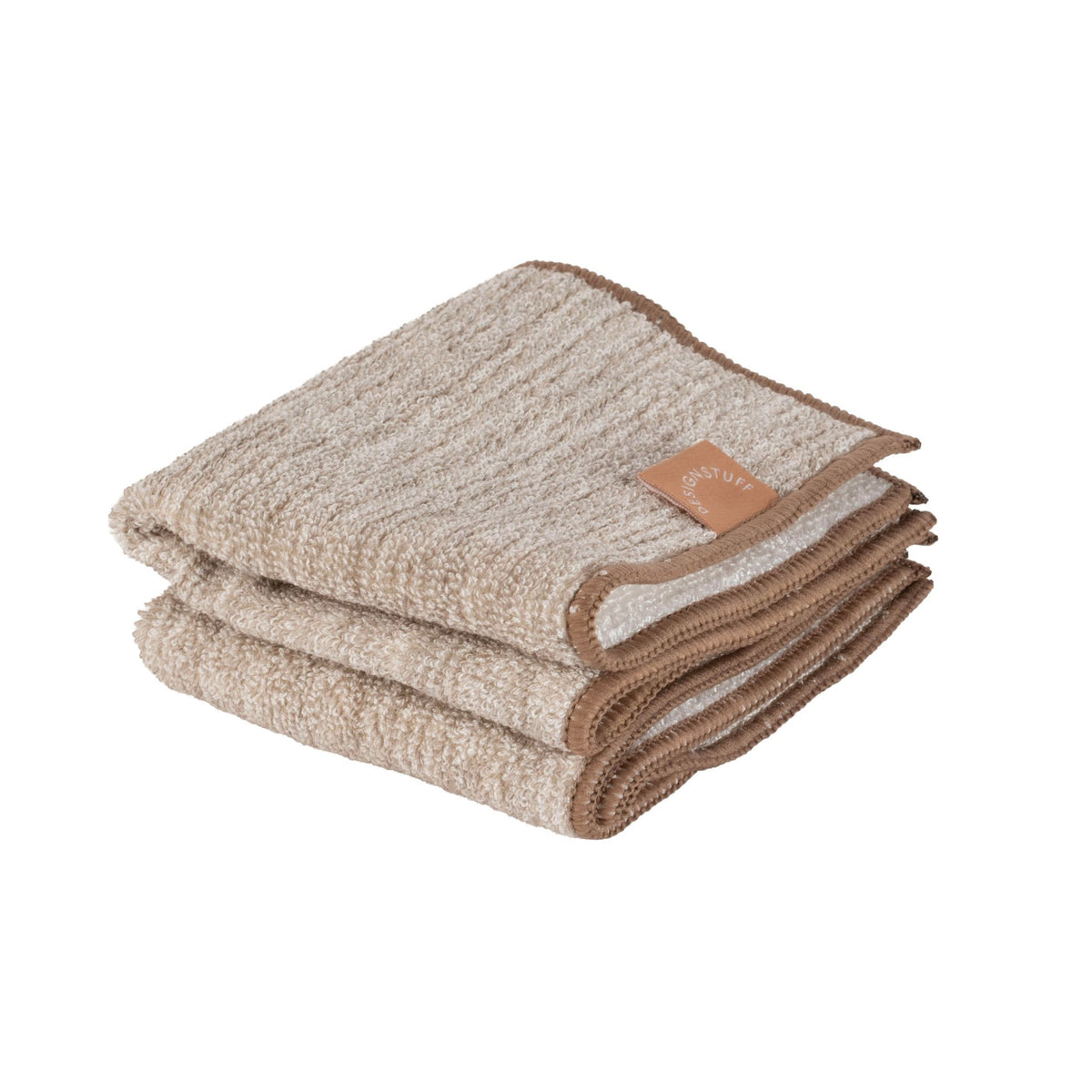 Hemp Marle Scourer & Bamboo Dishcloth | Camel | (Set of 2) by DESIGNSTUFF (hemp-marle-scourer-bamboo-dishcloth-camel-set-of-2)