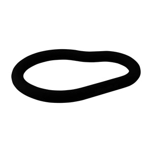 Curve Silicone Trivet L | Black