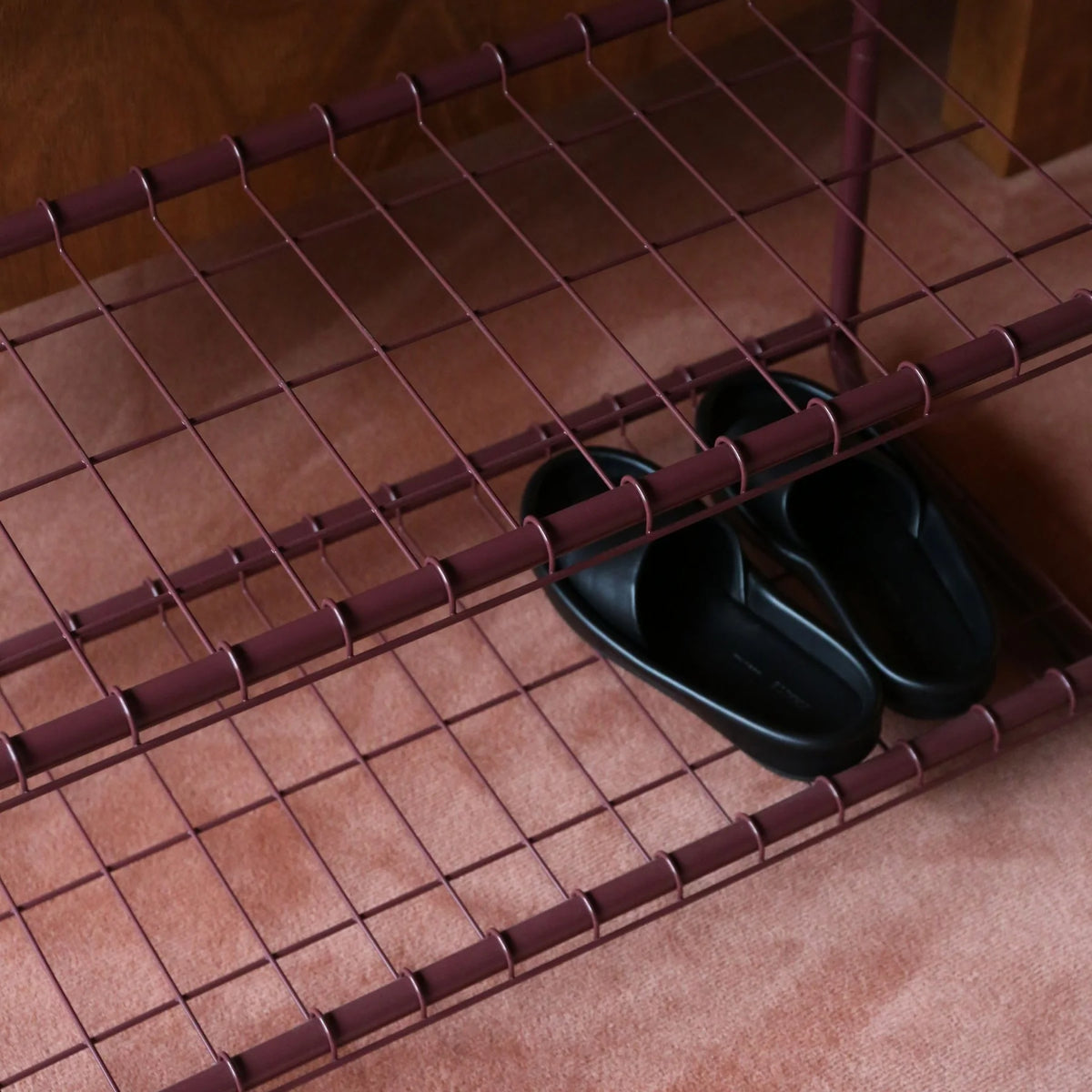 FORMA Shoe Rack | Burgundy