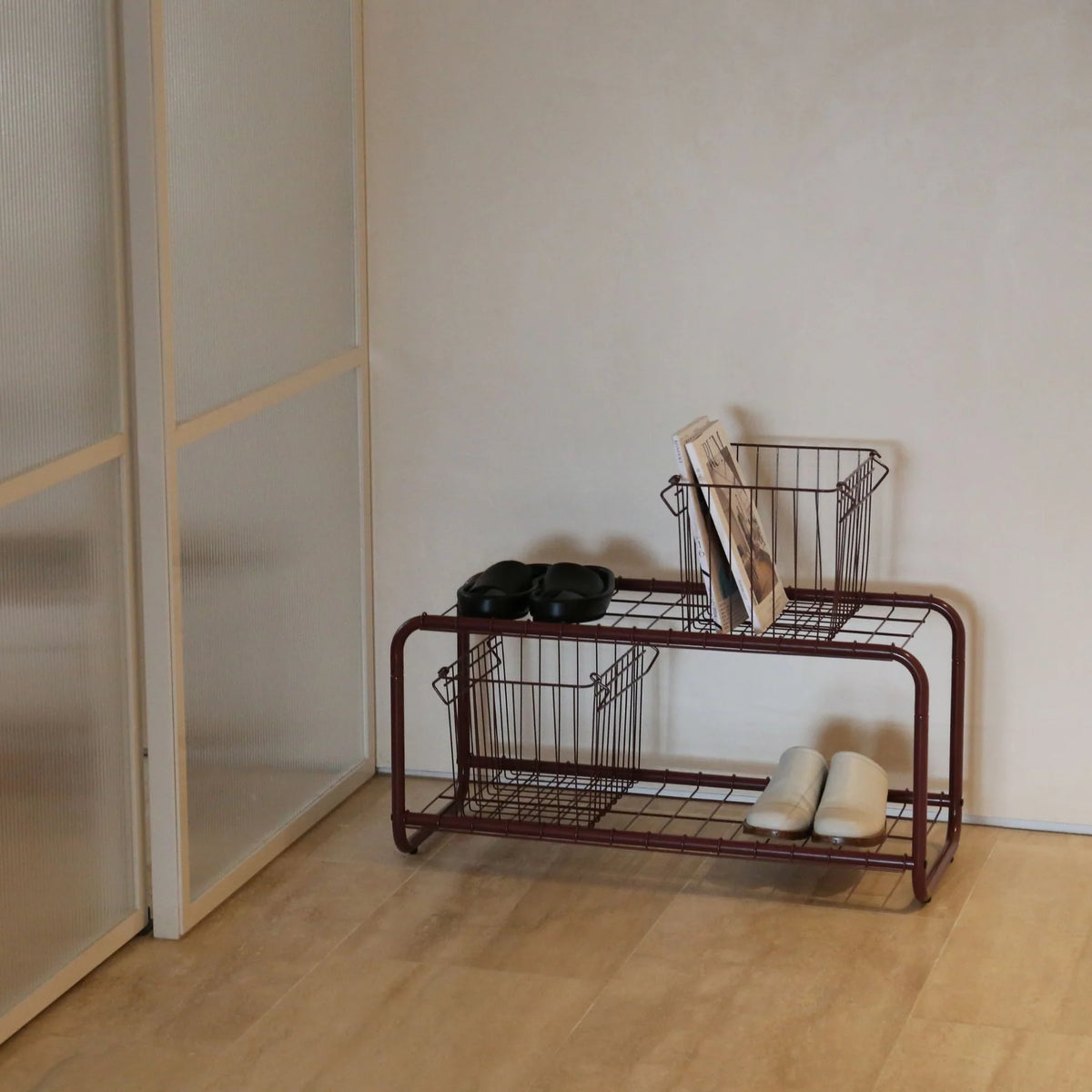 FORMA Shoe Rack | Burgundy