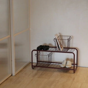 FORMA Shoe Rack | Burgundy