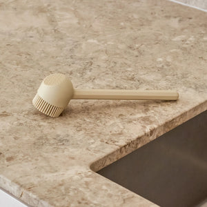 RUND Dish Brush | Silicone | Sand