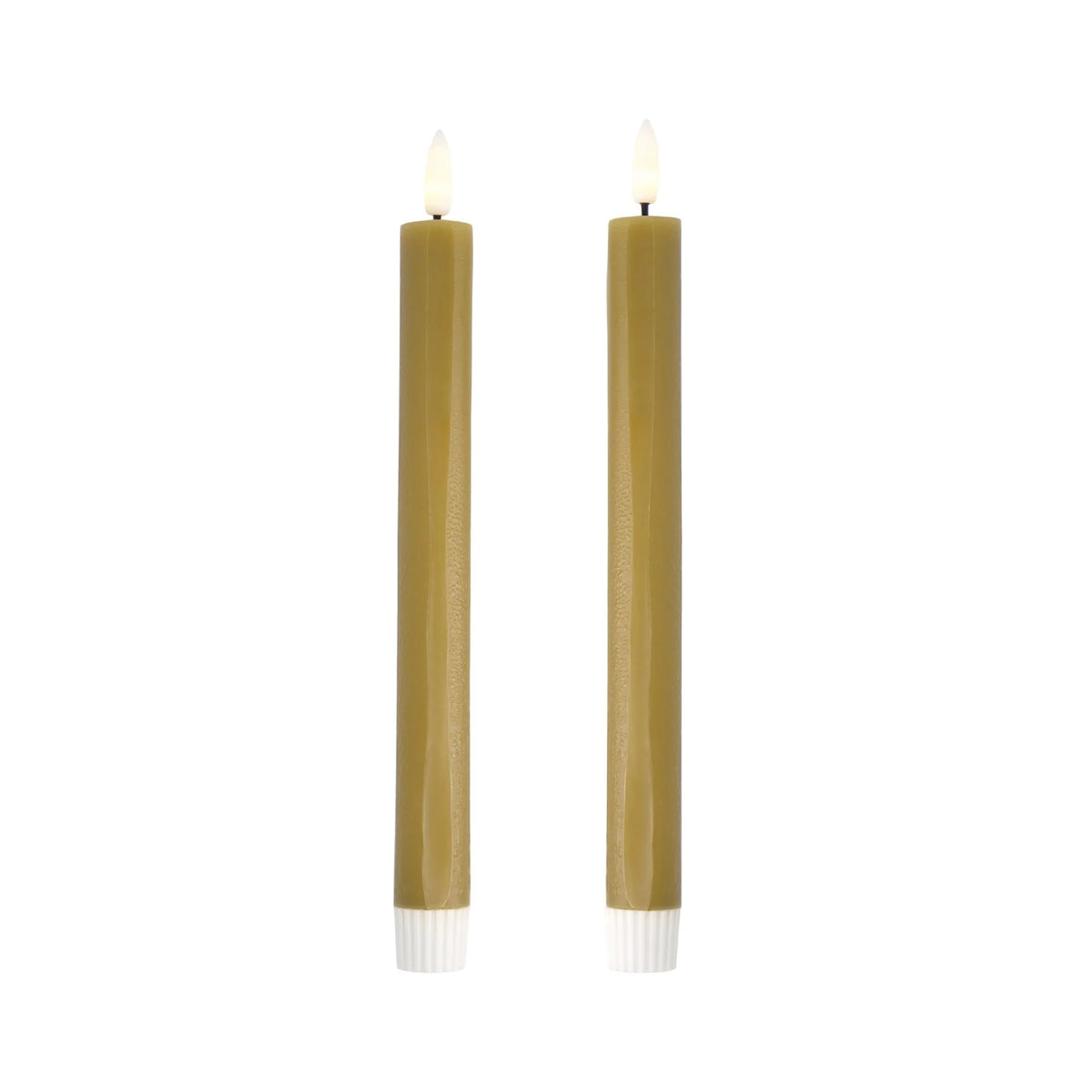 VIAH LED Candle Set of 2 | Fern