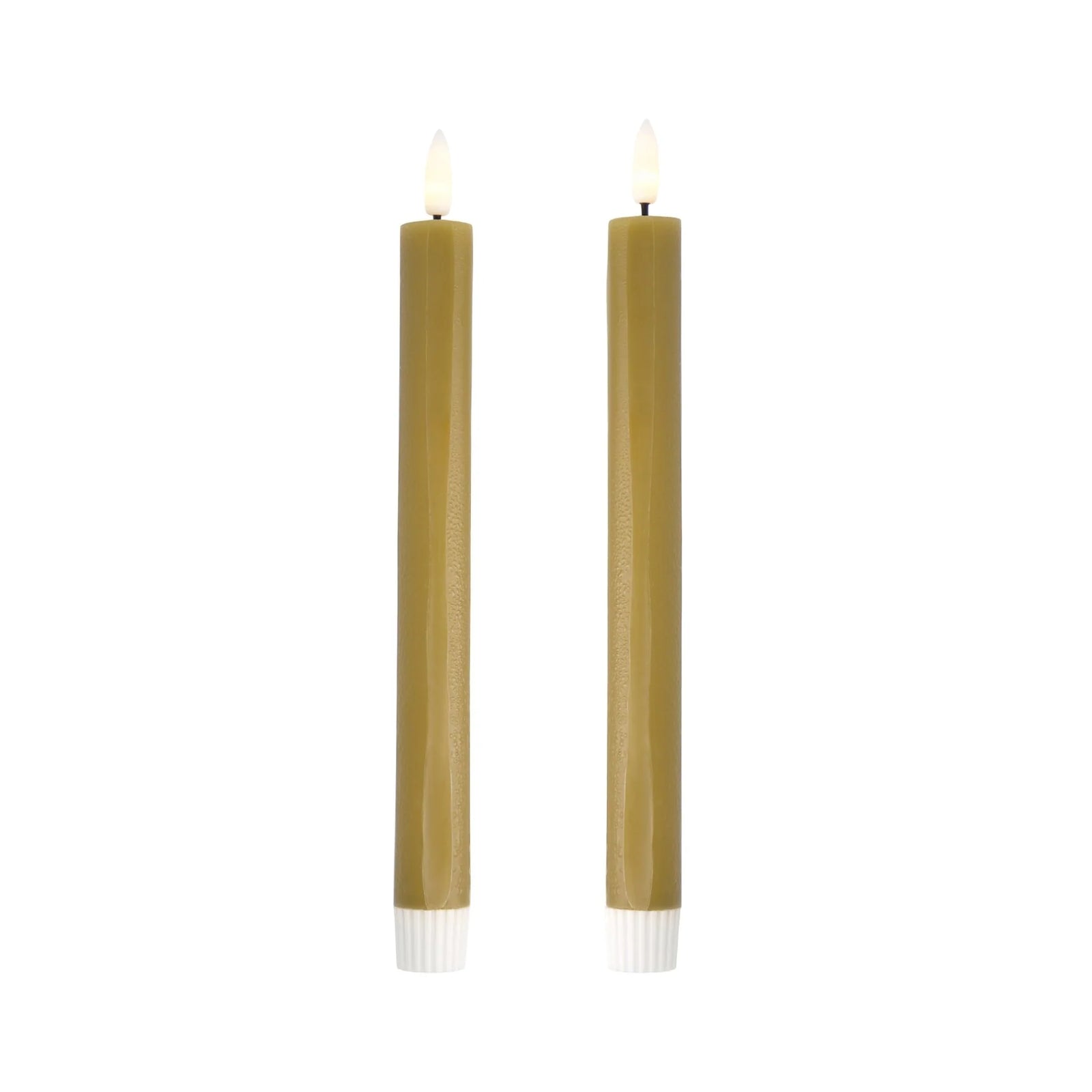 VIAH LED Candle Set of 2 | Fern
